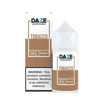 7 Daze 7obacco & Glacial Mint Salt Nicotine Vape Juice 30 Mg 30 Ml Tobacco
