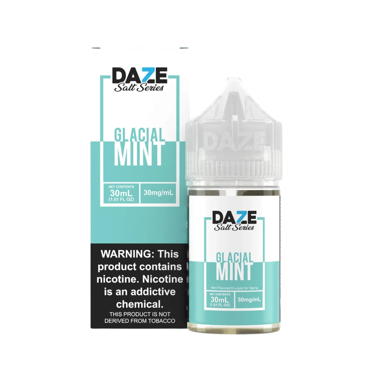 7 Daze 7obacco & Glacial Mint Salt Nicotine Vape Juice 30 Mg 30 Ml Glacial Mint