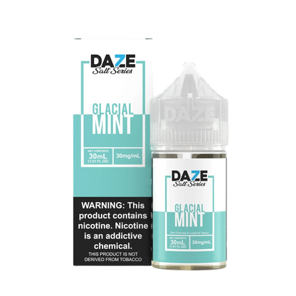 7 Daze 7obacco & Glacial Mint Salt Nicotine Vape Juice 30 Mg 30 Ml Glacial Mint