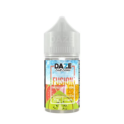 7 Daze Fusion Iced Salt Nicotine Vape Juice 30 Mg 30 Ml Kiwi Passionfruit Guava Iced