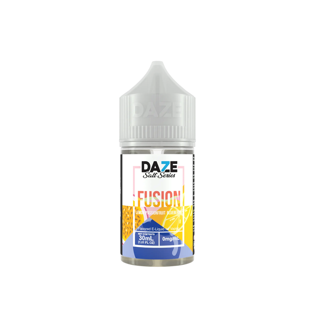 7 Daze Fusion Salt Nicotine Vape Juice 30 Mg 30 Ml Lemon Passionfruit Blueberry