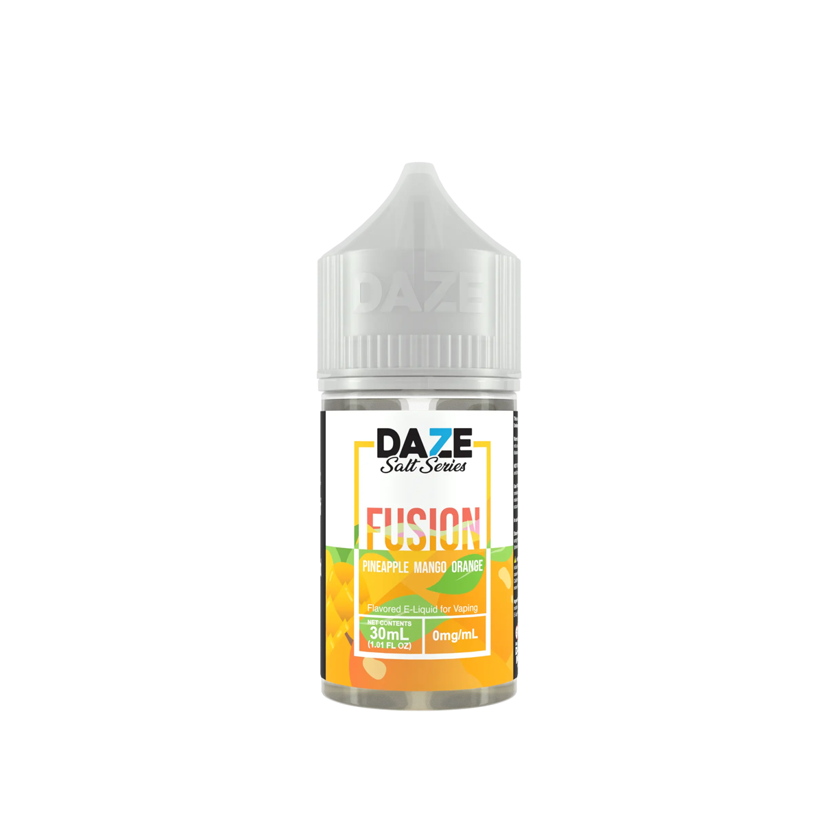 7 Daze Fusion Salt Nicotine Vape Juice 30 Mg 30 Ml Pineapple Mango Orange