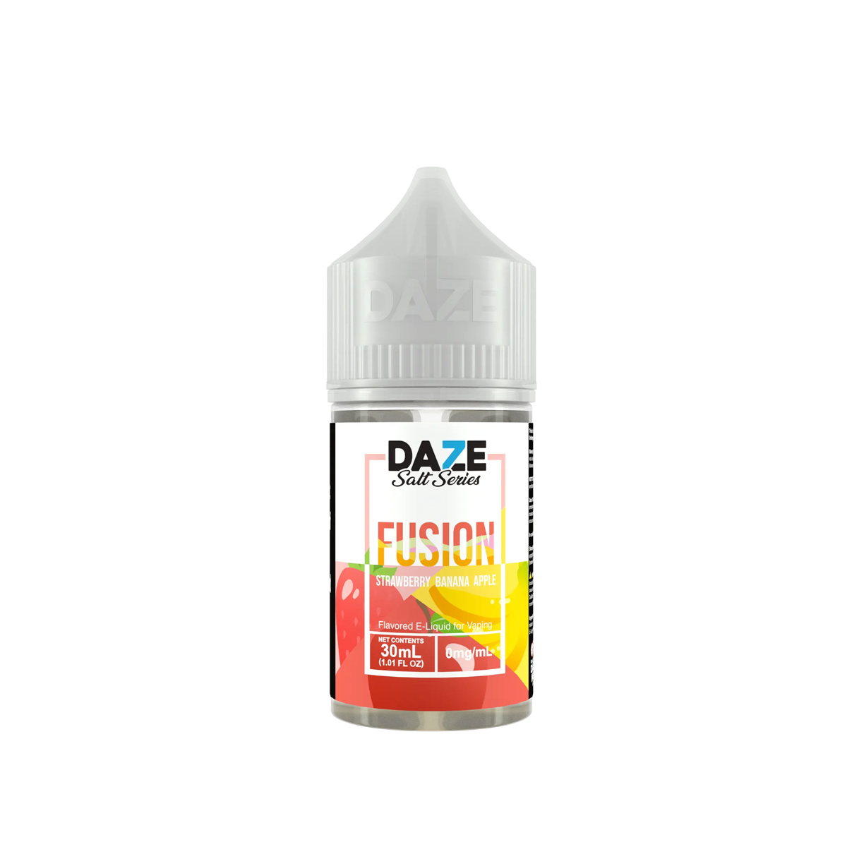 7 Daze Fusion Salt Nicotine Vape Juice 30 Mg 30 Ml Strawberry Banana Apple