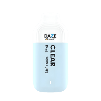 7 Daze Ohmlet 7000 Disposable Vape Clear  
