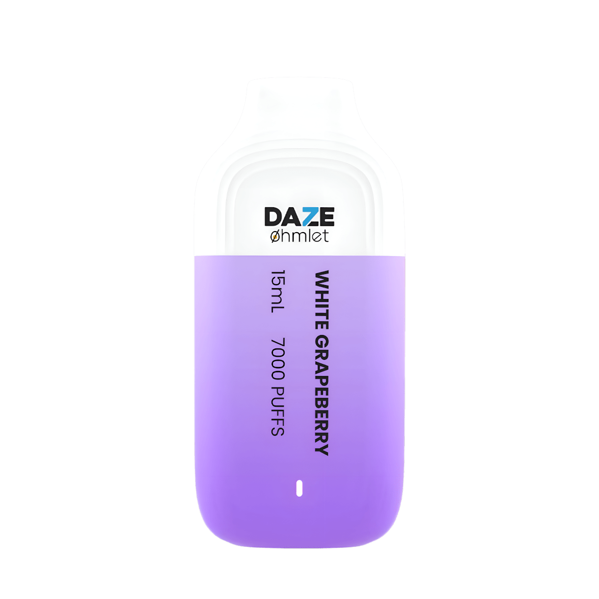7 Daze Ohmlet 7000 Disposable Vape White Grapeberry  