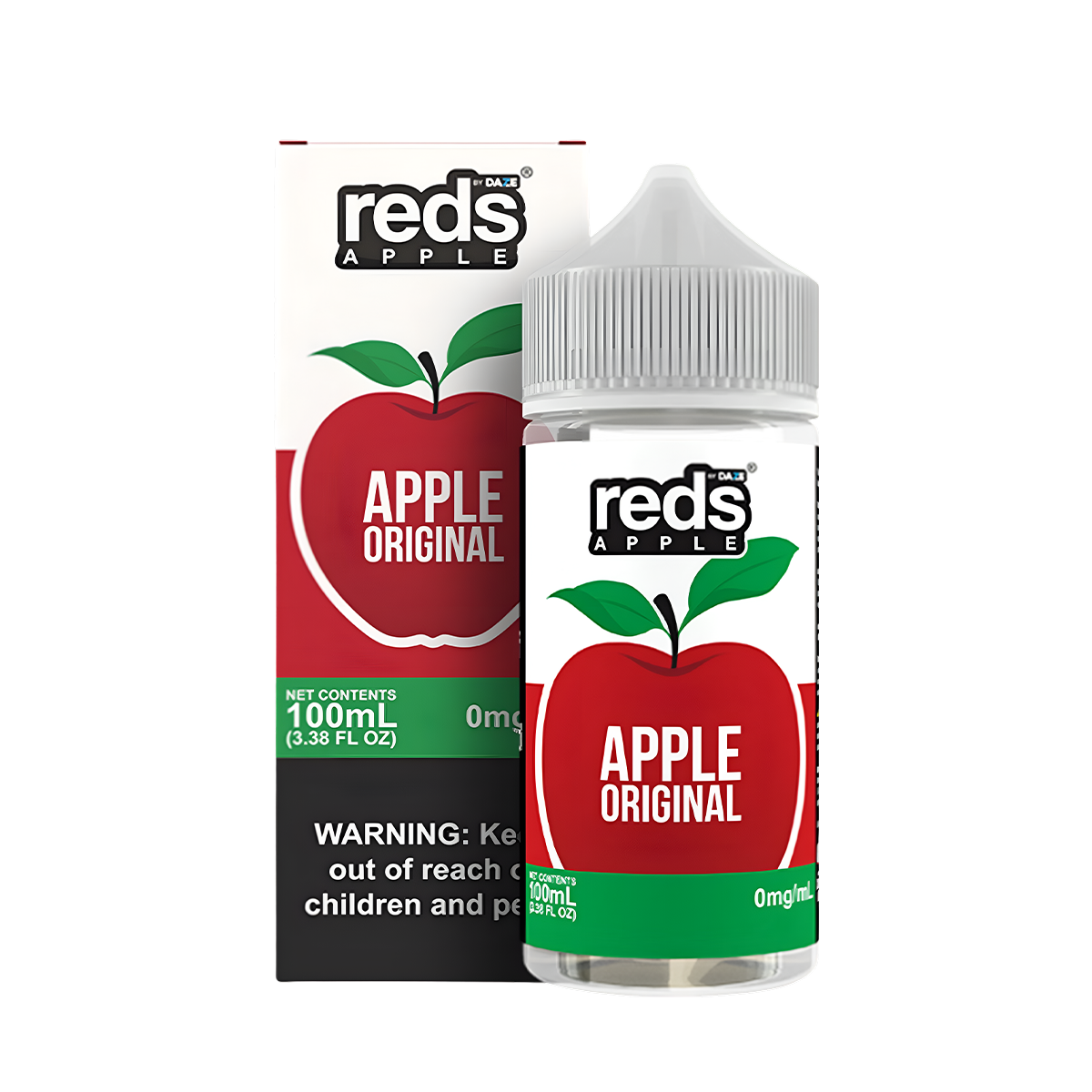 7 Daze Reds Apple Freebase Vape Juice 0 Mg 100 Ml Apple Original