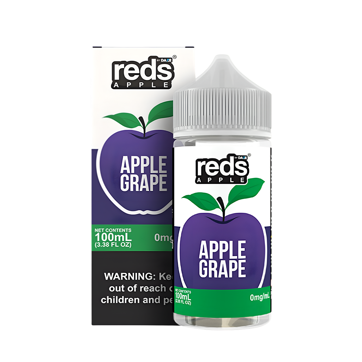 7 Daze Reds Apple Freebase Vape Juice 0 Mg 100 Ml Grape