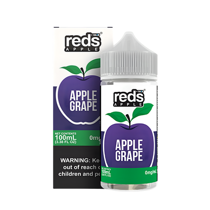 7 Daze Reds Apple Freebase Vape Juice 0 Mg 100 Ml Grape