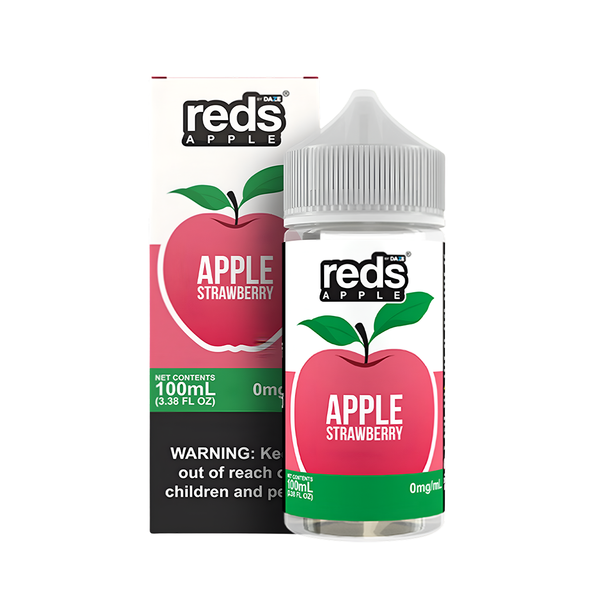 7 Daze Reds Apple Freebase Vape Juice 0 Mg 100 Ml Strawberry