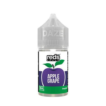 7 Daze Reds Apple Salt Nicotine Vape Juice 30 Mg 30 Ml Grape