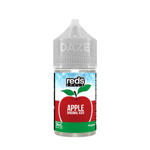 7 Daze Reds Apple Iced Salt Nicotione Vape Juice 30 Mg 30 Ml Apple Original Iced | Vapezilla