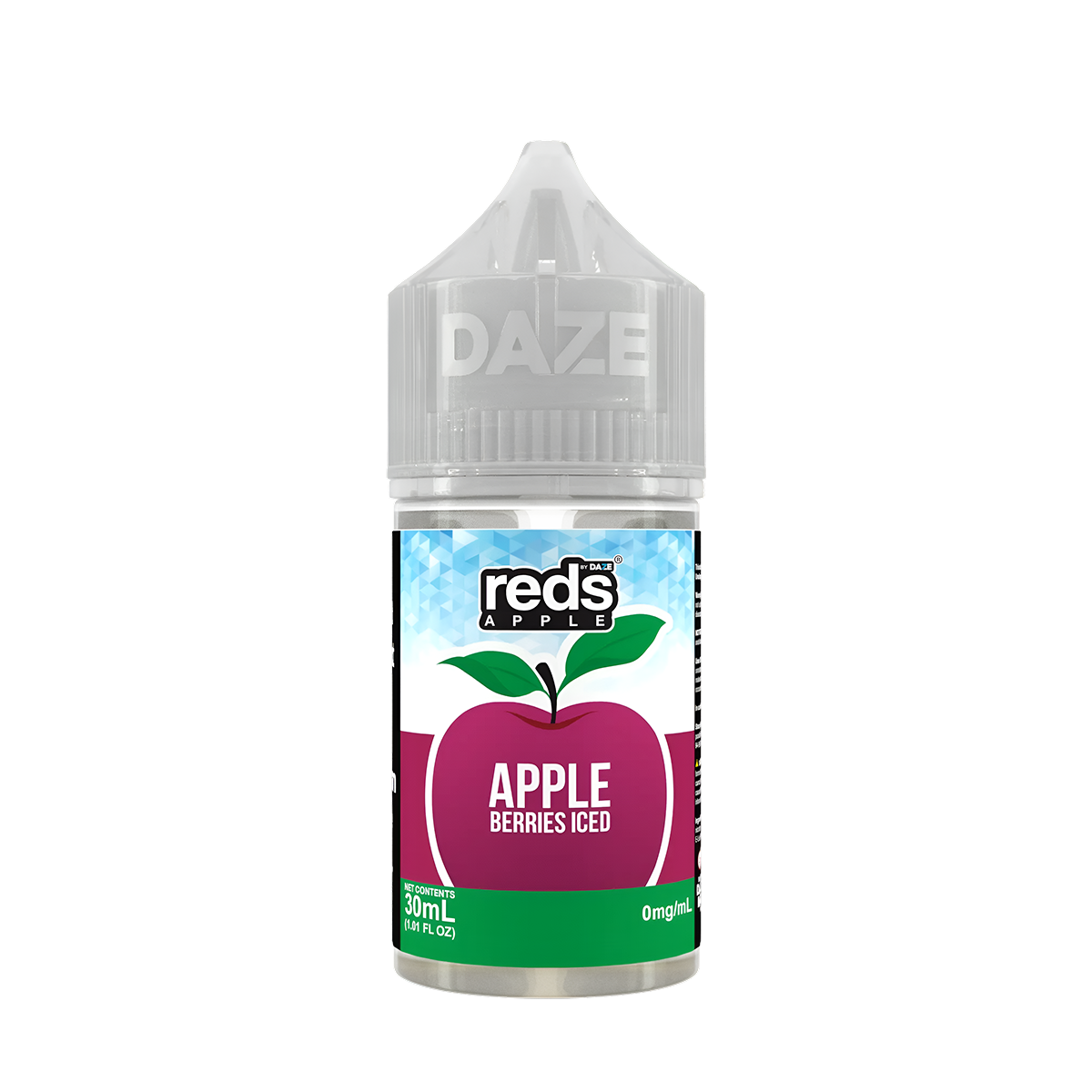 7 Daze Reds Apple Iced Salt Nicotione Vape Juice 30 Mg 30 Ml Berries Iced