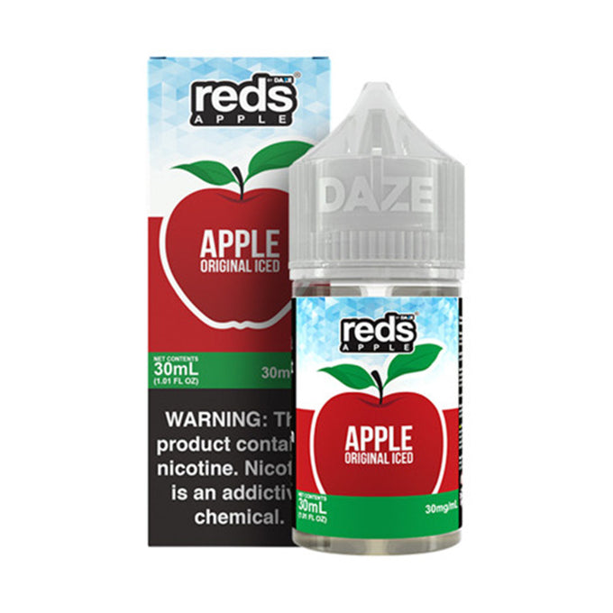 7 Daze Reds Apple Iced Salt Nicotione Vape Juice