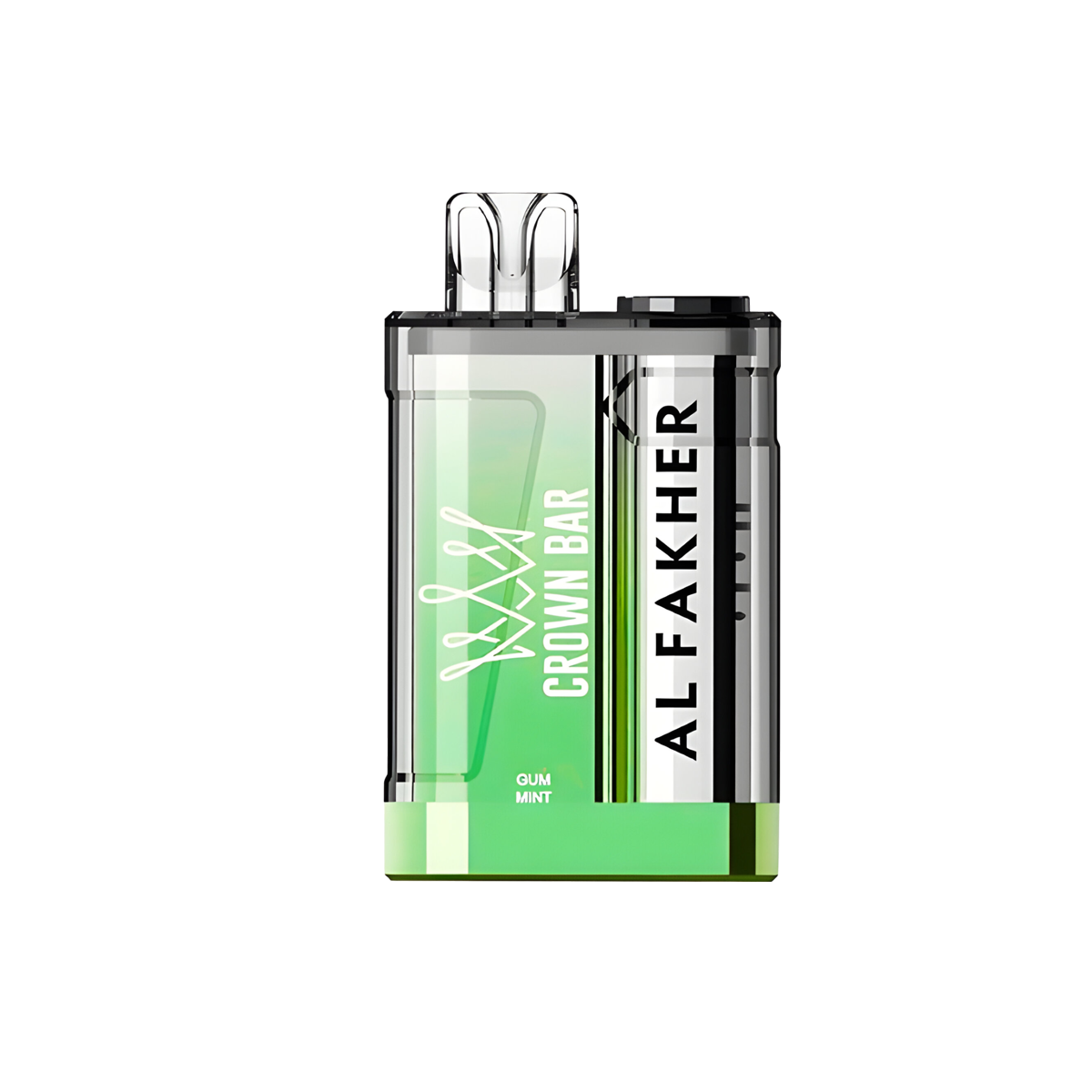 AL Fakher Crown Bar Crystal Disposable Vape Gum Mint  