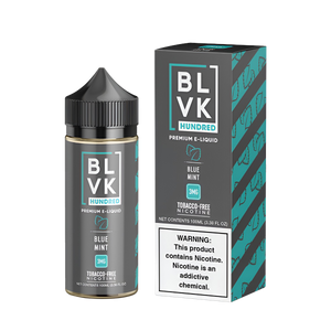BLVK Hundred Freebase Vape Juice 0 Mg 100 Ml Blue Mint