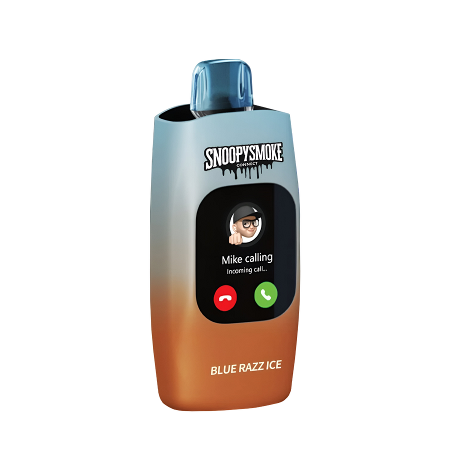 Snoopy Smoke Connect 30K Disposable Vape Blue Razz Ice