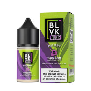 BLVK Aloe Salt Nicotine Vape Juice 35 Mg 30 Ml Grape Ice | Vapezilla