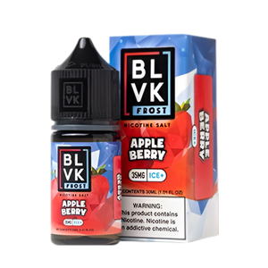 BLVK Frost Salt Nicotine Vape Juice 35 Mg 30 Ml Apple Berry Ice