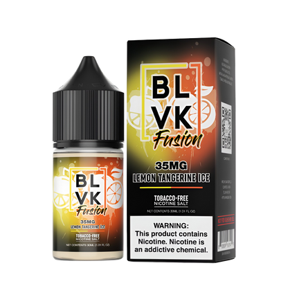 BLVK Fusion Salt Nicotine Vape Juice 35 Mg 30 Ml Lemon Tangerine Ice