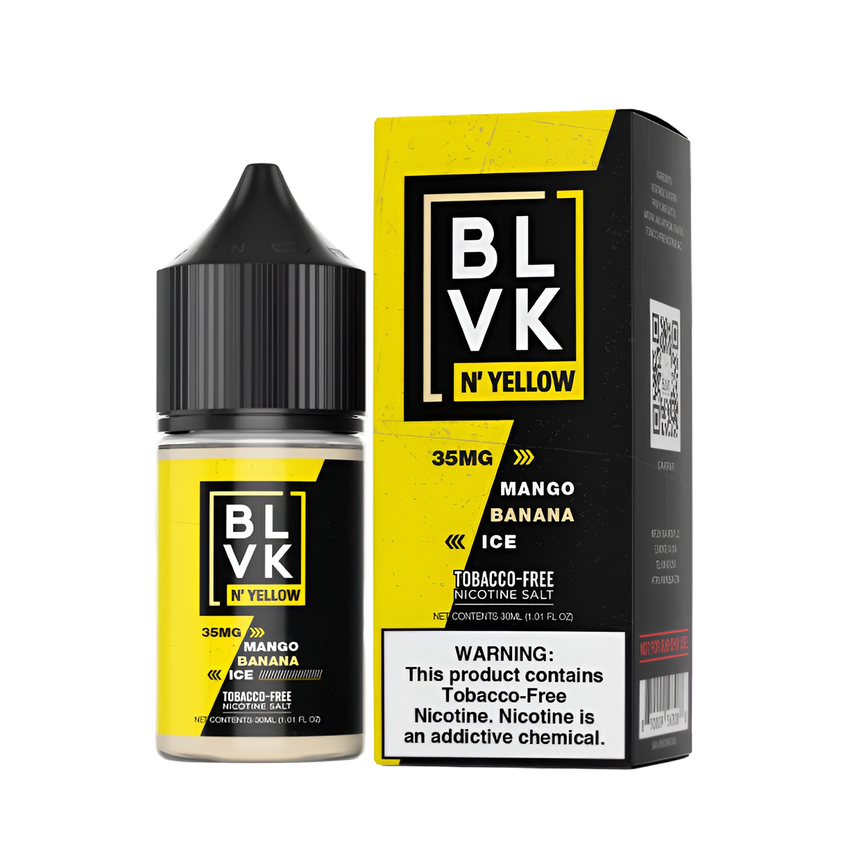 BLVK N' Yellow Salt Nic Juice | 35 ~ 50 Mg Nic in 4 Flavors BLVK N' Yellow Salt Nic Juice | 35 ~ 50 Mg Nic in 4 Flavors