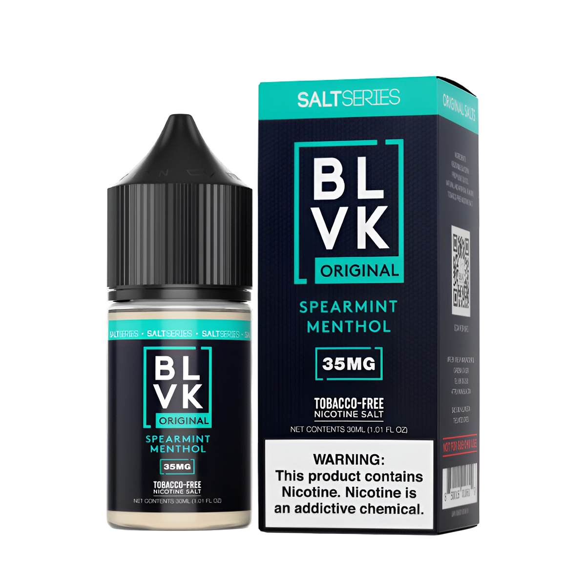 BLVK Original Salt Nicotine Vape Juice 35 Mg 30 Ml Creamy Strawberry
