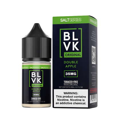 BLVK Original Salt Nicotine Vape Juice 35 Mg 30 Ml Double Apple