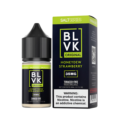 BLVK Original Salt Nicotine Vape Juice 35 Mg 30 Ml Honeydew Strawberry