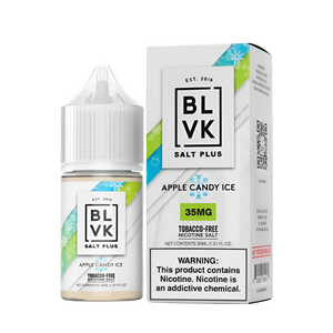 BLVK Salt Plus Nicotine Vape Juice 35 Mg 30 Ml Apple Candy Ice | Vapezilla