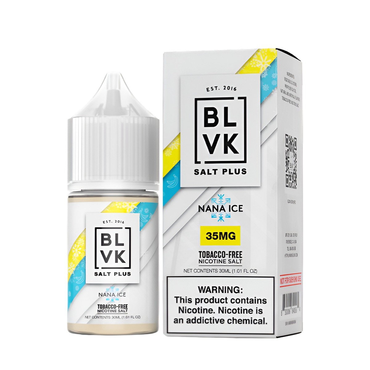 BLVK Salt Plus Nicotine Vape Juice 35 Mg 30 Ml Mana Ice