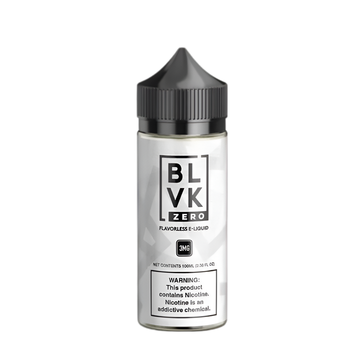 BLVK Zero Freebase Vape Juice 3 Mg 100 Ml Flavorless
