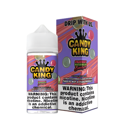 Candy King Freebase Vape Juice 0 Mg 100 Ml Bubblegum (Strawberry Watermelon)