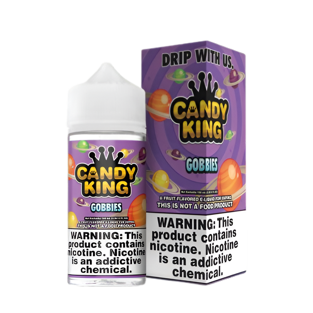 Candy King Freebase Vape Juice 0 Mg 100 Ml Gobbies