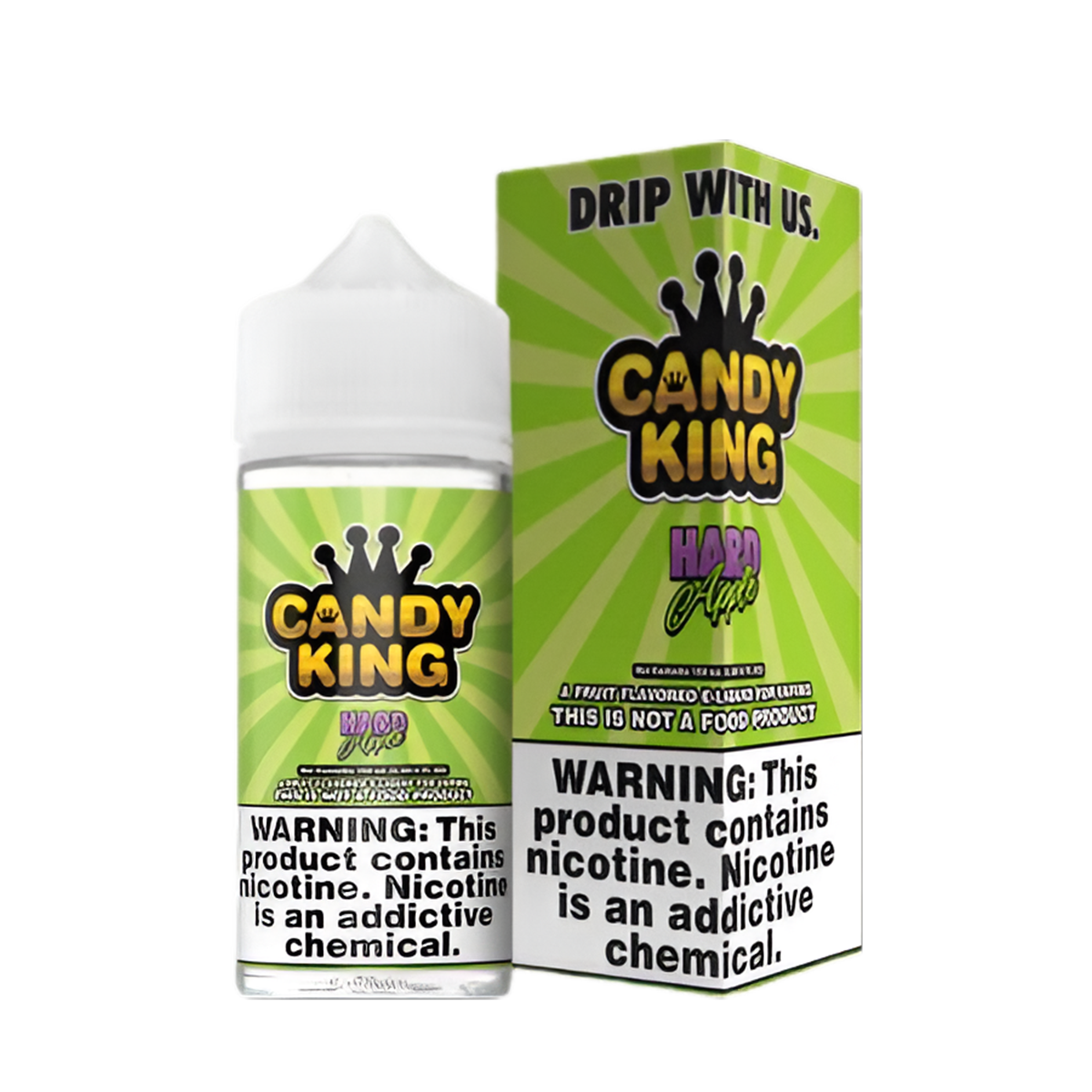 Candy King Freebase Vape Juice 0 Mg 100 Ml Hard Apple