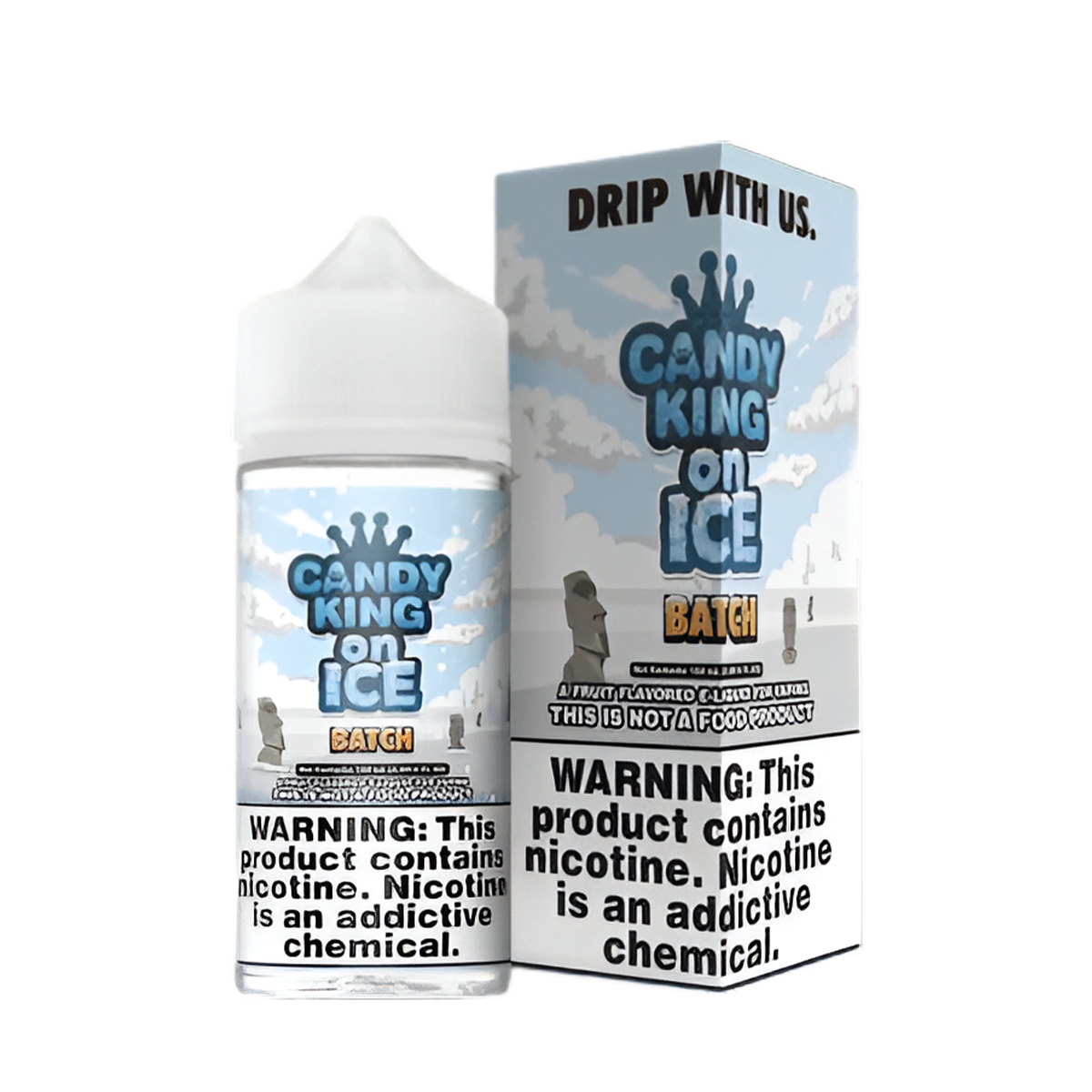 Candy King Iced Freebase Vape Juice 0 Mg 100 Ml Batch (Orange Cherry Lemon Lime Sour) Ice