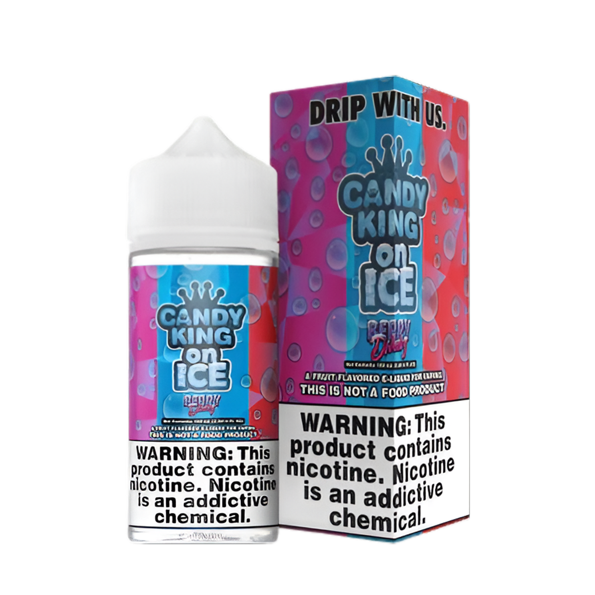 Candy King Iced Freebase Vape Juice 0 Mg 100 Ml Berry Dweebz Ice