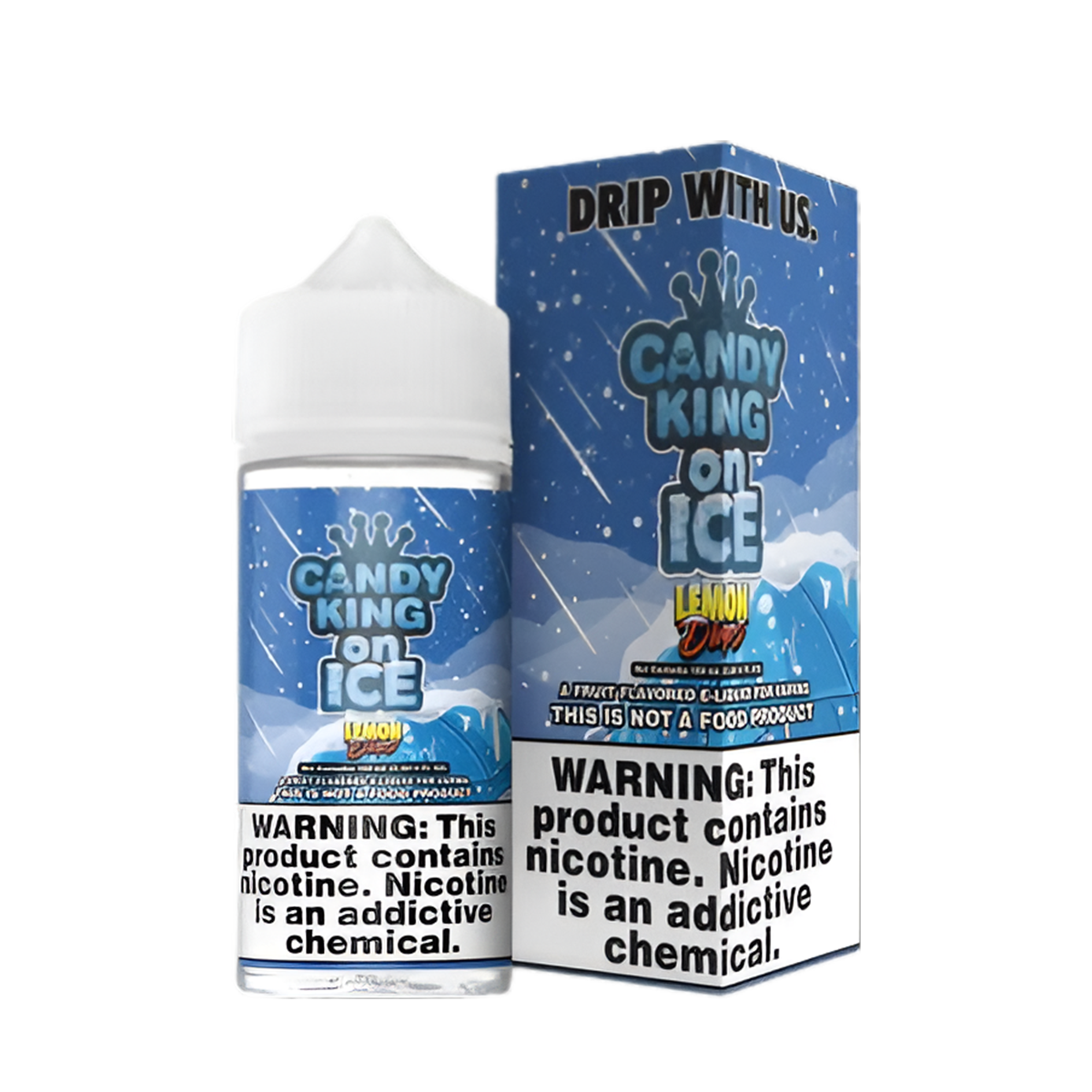 Candy King Iced Freebase Vape Juice 0 Mg 100 Ml Lemon Drops Ice