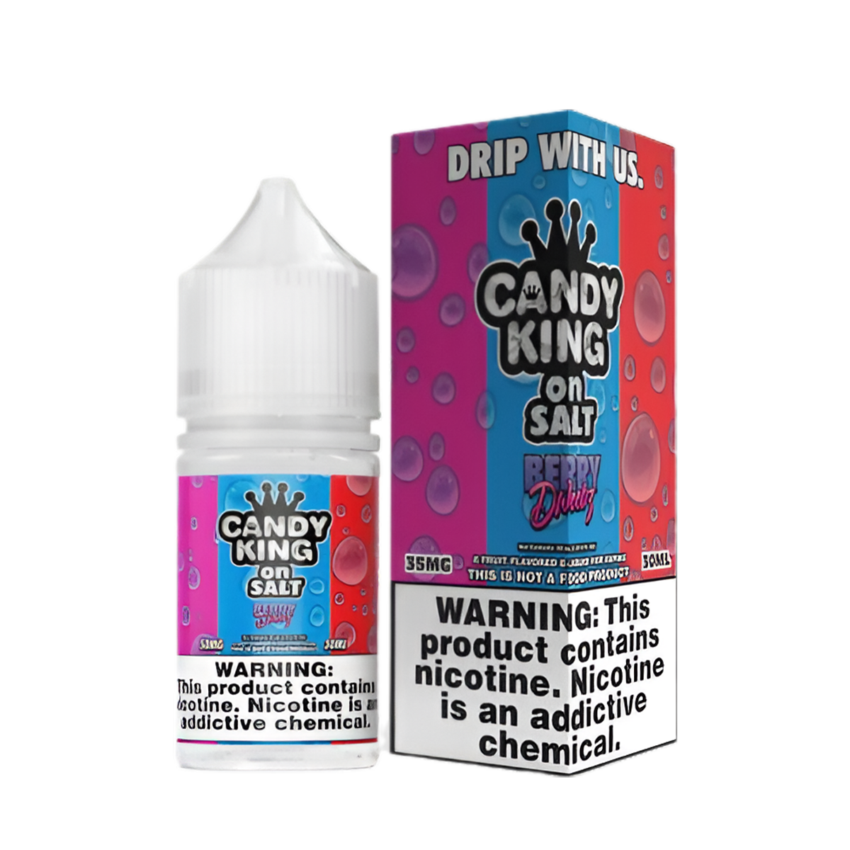 Candy King Salt Nicotine Vape Juice 35 Mg 30 Ml Berry Dweebz