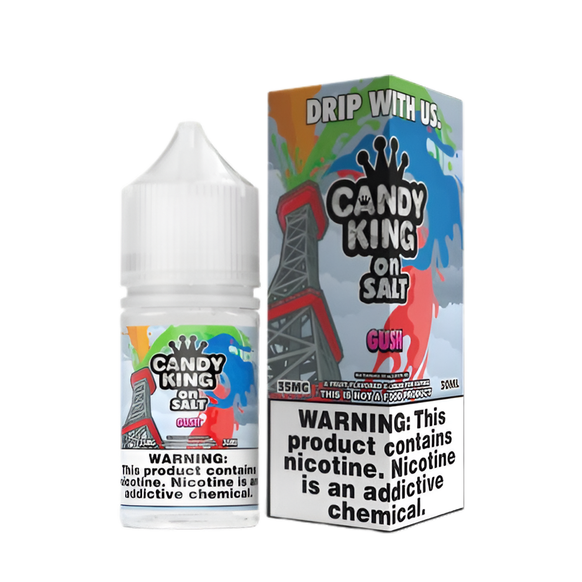 Candy King Salt Nicotine Vape Juice 35 Mg 30 Ml Gush
