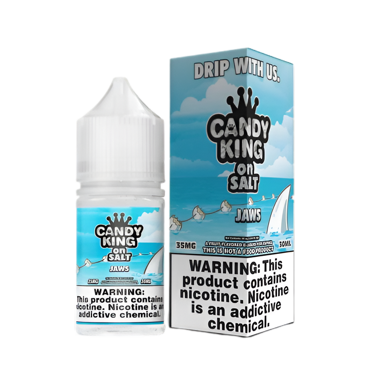 Candy King Salt Nicotine Vape Juice 35 Mg 30 Ml Jaws