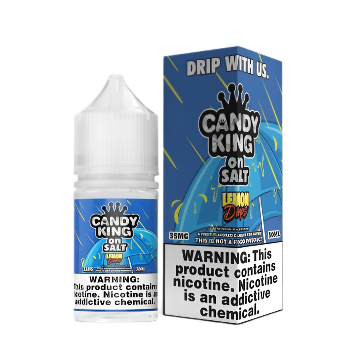 Candy King Salt Nicotine Vape Juice 35 Mg 30 Ml Lemon Drops