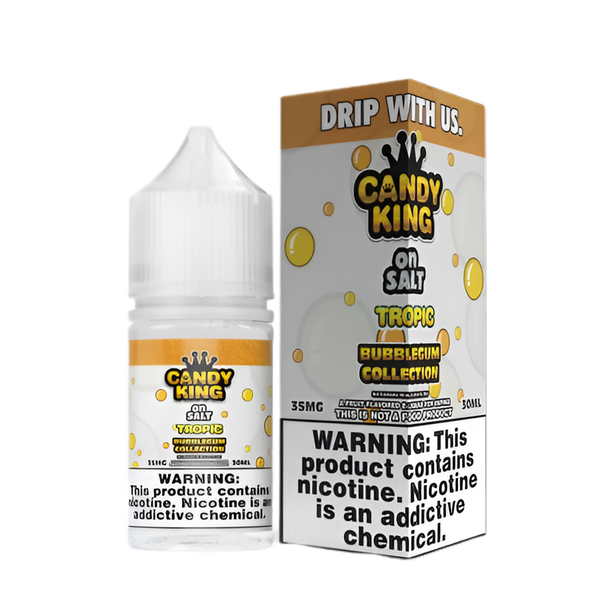 Candy King Salt Nicotine Vape Juice 35 Mg 30 Ml Tropic