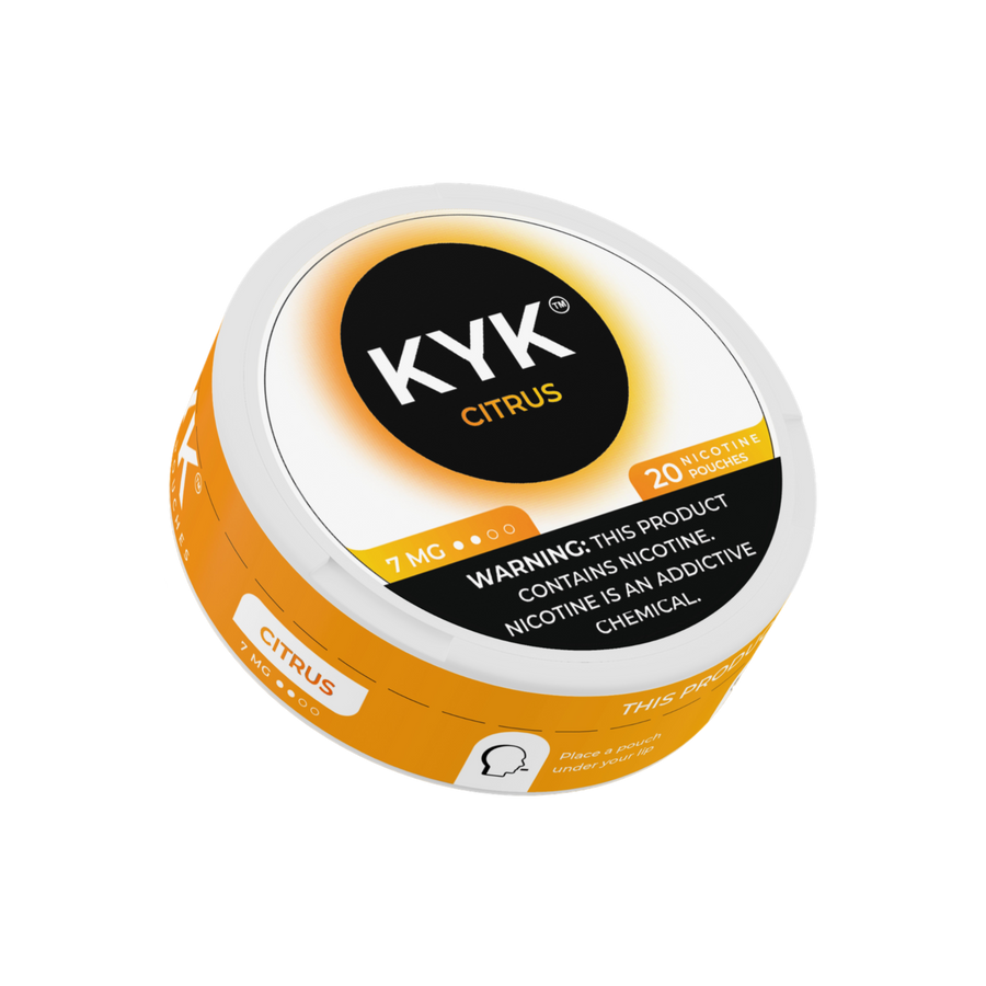 Kyk Nicotine Pouches 7 Mg Citrus
