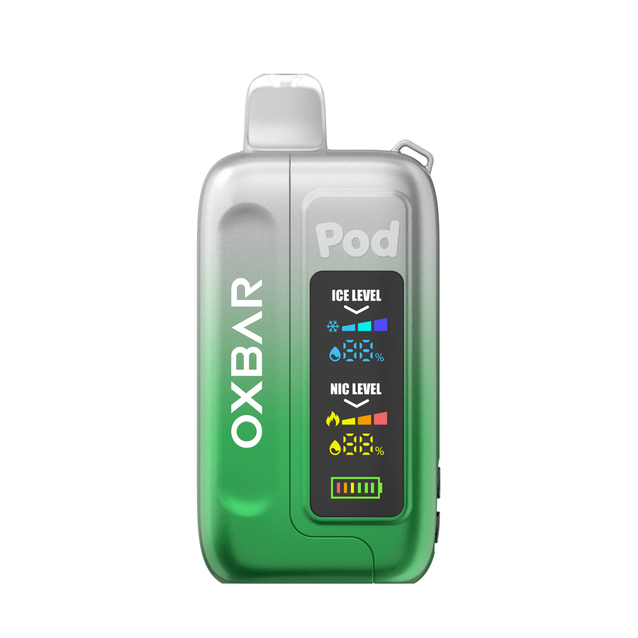 OXBAR Ice-Nic 35K Disposable Vape Clear Emerald