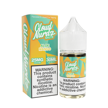 Cloud Nurdz Salt Nicotine Vape Juice 25 Mg 30 Ml Aloe Mango