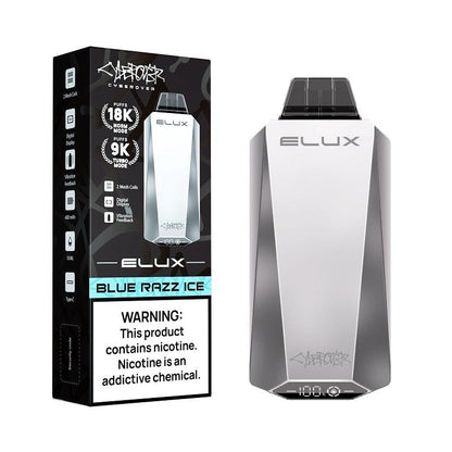 Elux Cyberover Disposable Vape Blue Razz Ice  