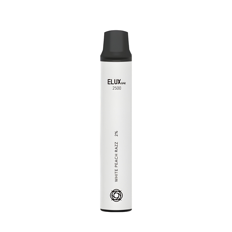 Elux Bar Series 1500 Disposable Vape White Peach Razz