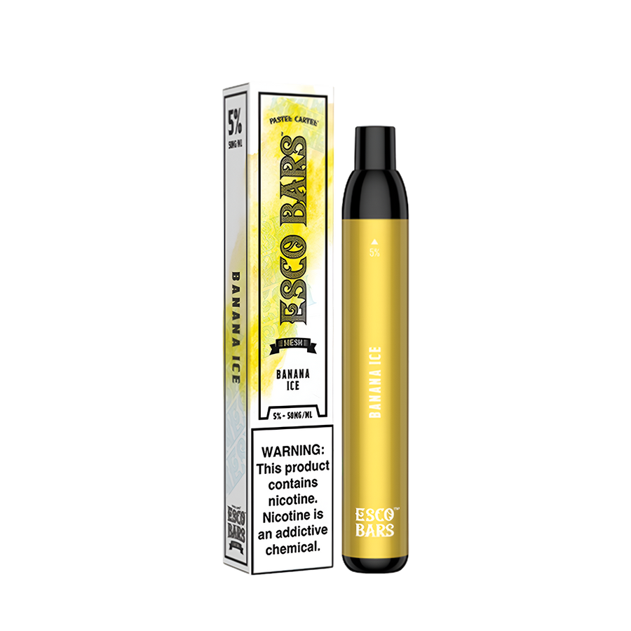 Esco Bar Mesh 2500 Disposable Vape - 5% Nicotine Banana Ice