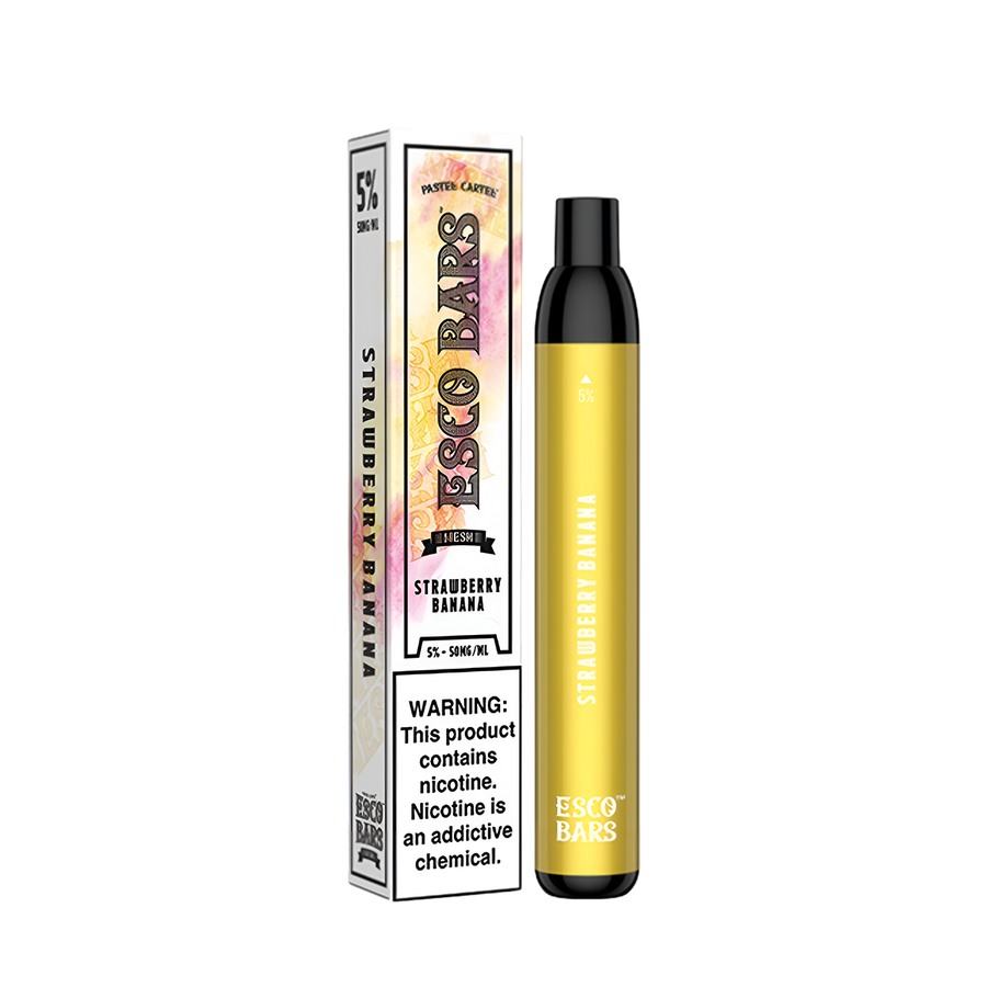 Esco Bar Mesh 2500 Disposable Vape - 5% Nicotine Strawberry Banana