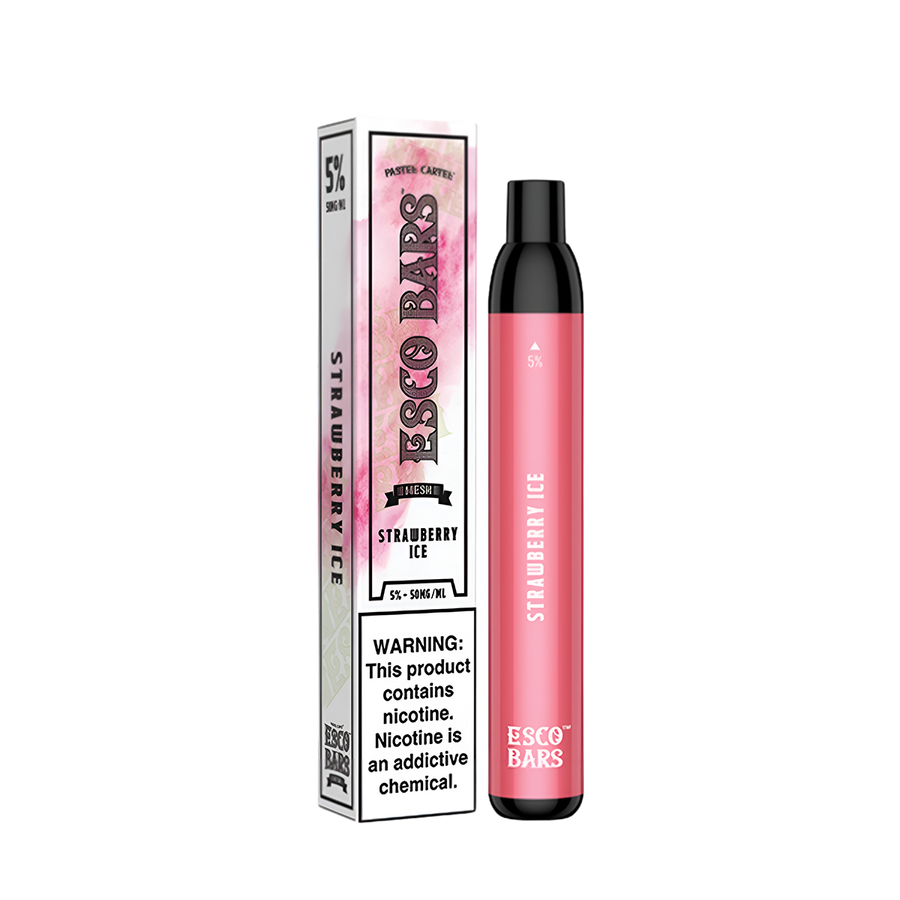 Esco Bar Mesh 2500 Disposable Vape - 5% Nicotine Strawberry Ice
