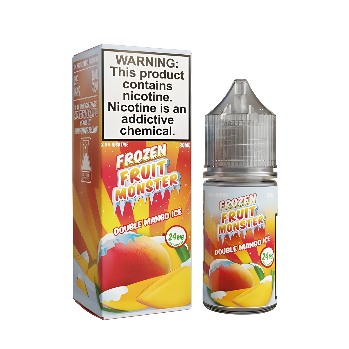 Frozen Fruit Monster Salt Nicotine Vape Juice 24 Mg 30 Ml NTD Double Mango Ice